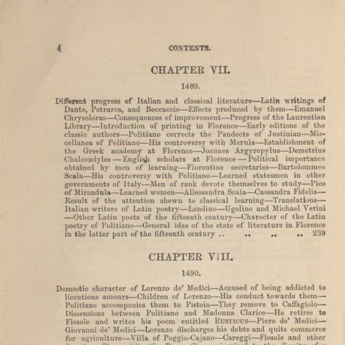 18.5 x 12 cm; 12 s.p. + 564 p. + 48 appendix p. + 2 s.p., l. 1 bookplate CPC and handwritten signature of C. P. Cavafy in bla